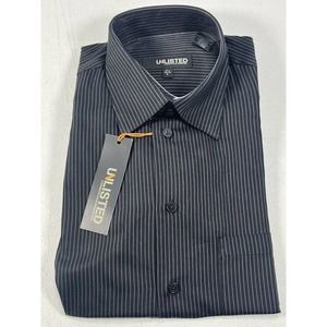 Kenneth Cole UNLISTED Men's Collared Dress Shirt NEW 16.5 32/33 Large FREE SHIP